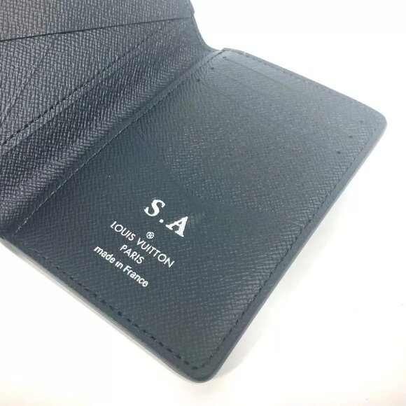 LOUIS VUITTON M61696 MonogramEclipse OrganizerDeux Poche Card Holder Case Unused - Picture 6 of 14